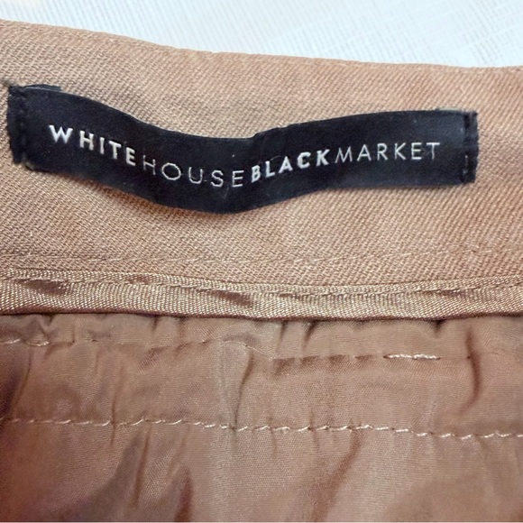 White House Black Market Women's Tan Cropped Pants - Picture 6 of 7